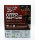 Special Ã¢â¬ËKÃ¢â¬â¢ Branded serial in a box with joint advertising with Reebok and Recycling Symbols
